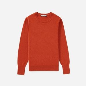 Everlane | Cashmere Crew Sweater in Orange | XXS